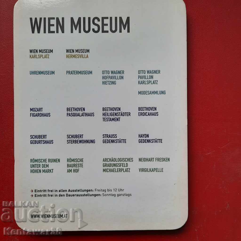 Brochure - Vienna Museums. with price 2.00 BGN | € 1.02