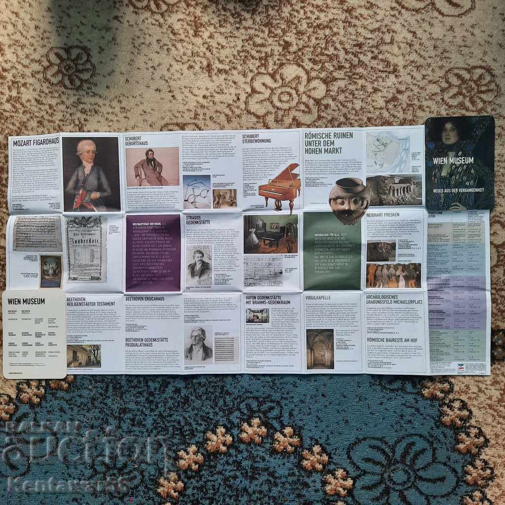 Delivery of Brochure - Vienna Museums.