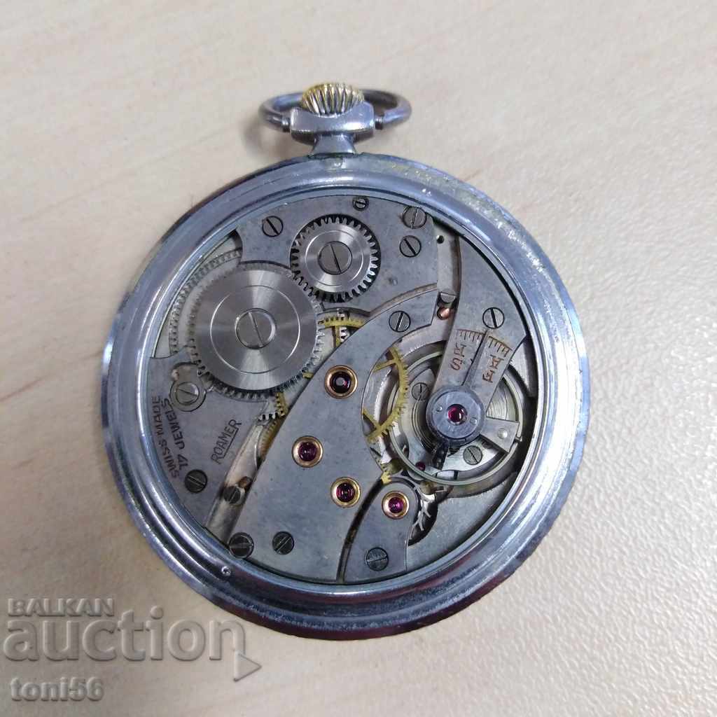 Licitație Ceas de buzunar „Roamer” Elveția(l)