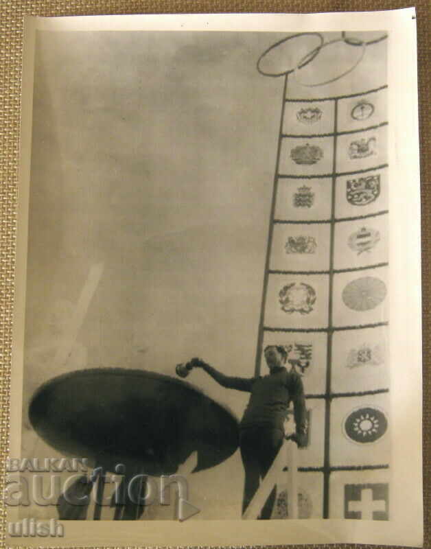 1960 Winter Olympics Squaw Valley opening press photo with price 10.00 BGN | € 5.11 1960 Winter Olympics Squaw Valley opening press photo with price 10.00 BGN | € 5.11