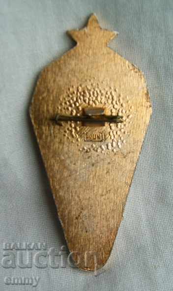 Badge sign enameled - Instructor parachutist 2nd grade with price 35.00 BGN | € 17.90 Badge sign enameled - Instructor parachutist 2nd grade with price 35.00 BGN | € 17.90