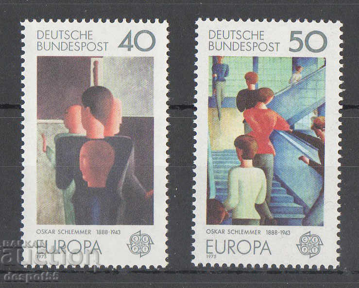 1975. GFR. Ευρώπη - Πίνακες ζωγραφικής.