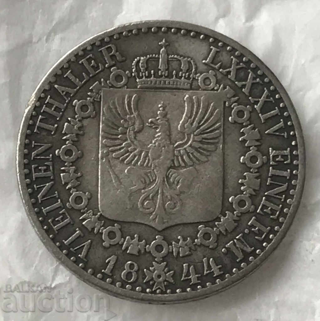 Germany Prussia 1/6 thaler 1844 silver