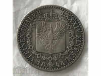 Germany Prussia 1/6 thaler 1844 silver