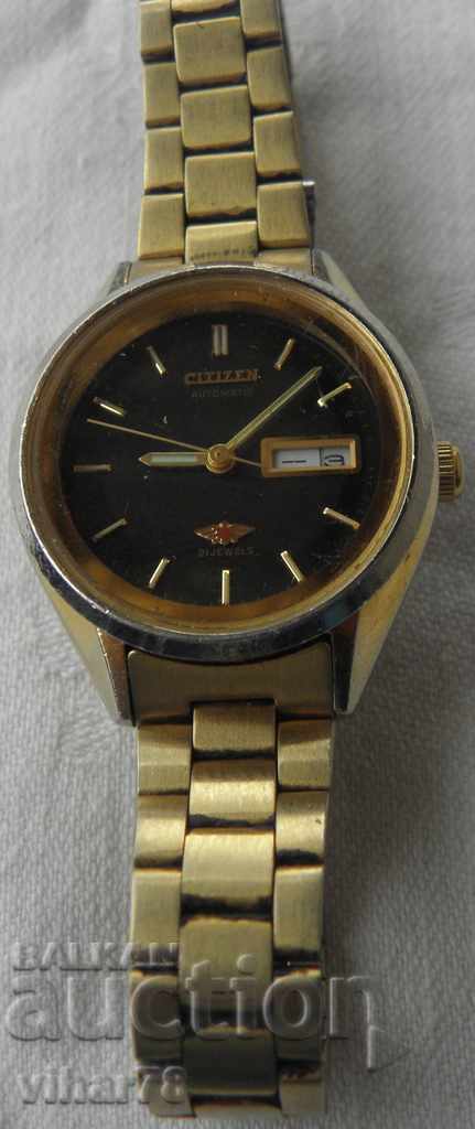 Доставка на ДАМСКИ  АВТОМАТИЧЕН ЧАСОВНИК-SITIZEN