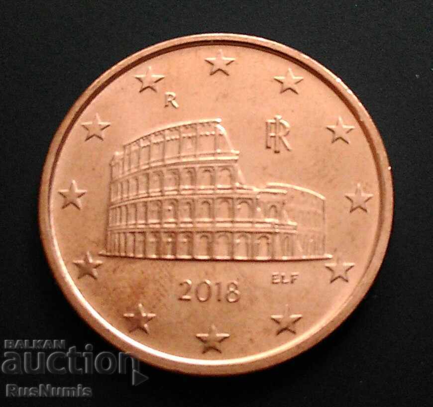 Italy. 5 euro cents 2018 UNC.