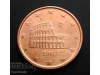 Italy. 5 euro cents 2018 UNC.