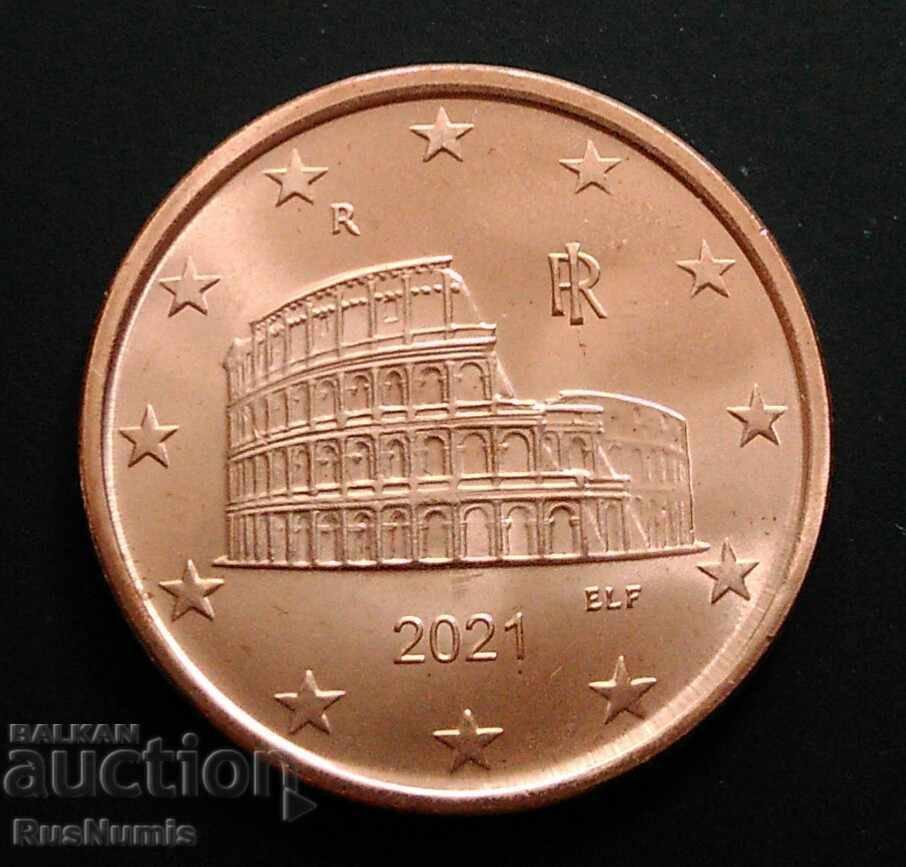 Italy. 5 euro cents 2021 UNC.