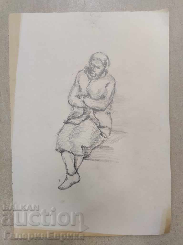 Auction  Masterful drawing