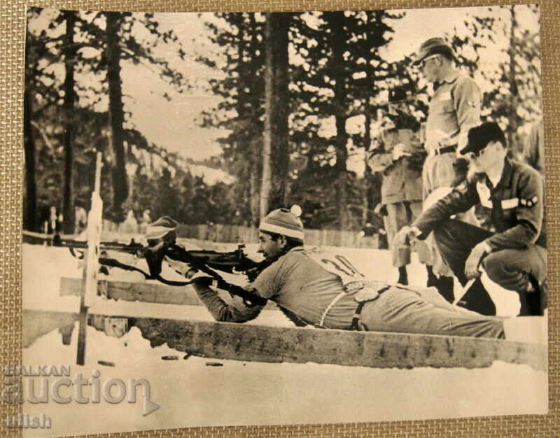 1960 Winter Olympics biathlon Alexander Privalov photo with price 10.00 BGN | € 5.11 1960 Winter Olympics biathlon Alexander Privalov photo with price 10.00 BGN | € 5.11