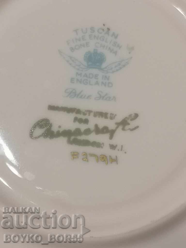 Gorgeous Old English Set 19th Century TUSCAN - 6 Gorgeous Old English Set 19th Century TUSCAN - 6