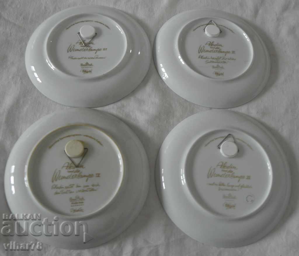 Lot of 4 plates-ROZENTHAL-SHEHEREZADA - 6 Lot of 4 plates-ROZENTHAL-SHEHEREZADA - 6
