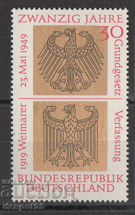1969. GFR. 20η επέτειος της Ομοσπονδιακής Δημοκρατίας.
