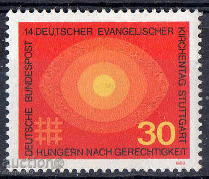 1969. GFR. Ημέρα της Γερμανικής Ευαγγελικής Εκκλησίας, Στουτγάρδη.