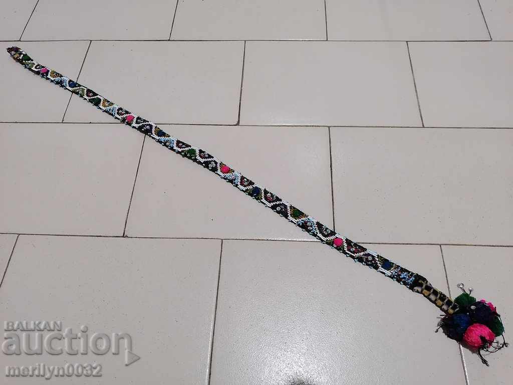 Delivery of Beaded costume belt blue beaded belt Delivery of Beaded costume belt blue beaded belt