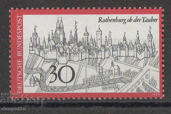 1969. GFR. Rothenburg ob der Tauber.
