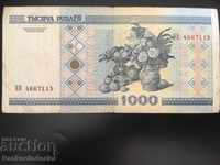Belarus 1000 de ruble 2000 Pick 28 Ref 7115