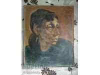 Oil painting canvas portrait Georgi Vanev