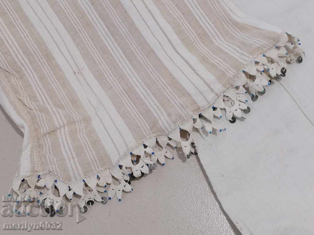 Auction Women's very handwork lace beaded chaise longue shirt, costume Auction Women's very handwork lace beaded chaise longue shirt, costume