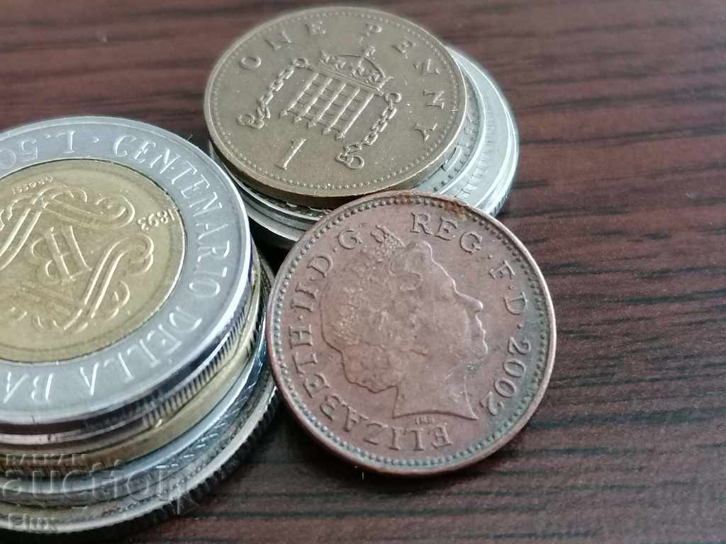 Coin - Great Britain - 1 penny 2002 with price 0.80 BGN | € 0.41 Coin - Great Britain - 1 penny 2002 with price 0.80 BGN | € 0.41