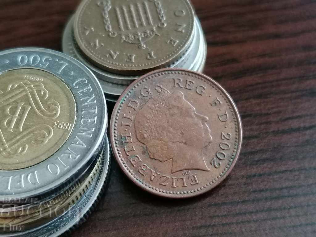 Coin - Great Britain - 1 penny 2002 with price 0.80 BGN | € 0.41 Coin - Great Britain - 1 penny 2002 with price 0.80 BGN | € 0.41