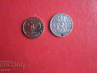 1 guilder 1955 guilder silver coin
