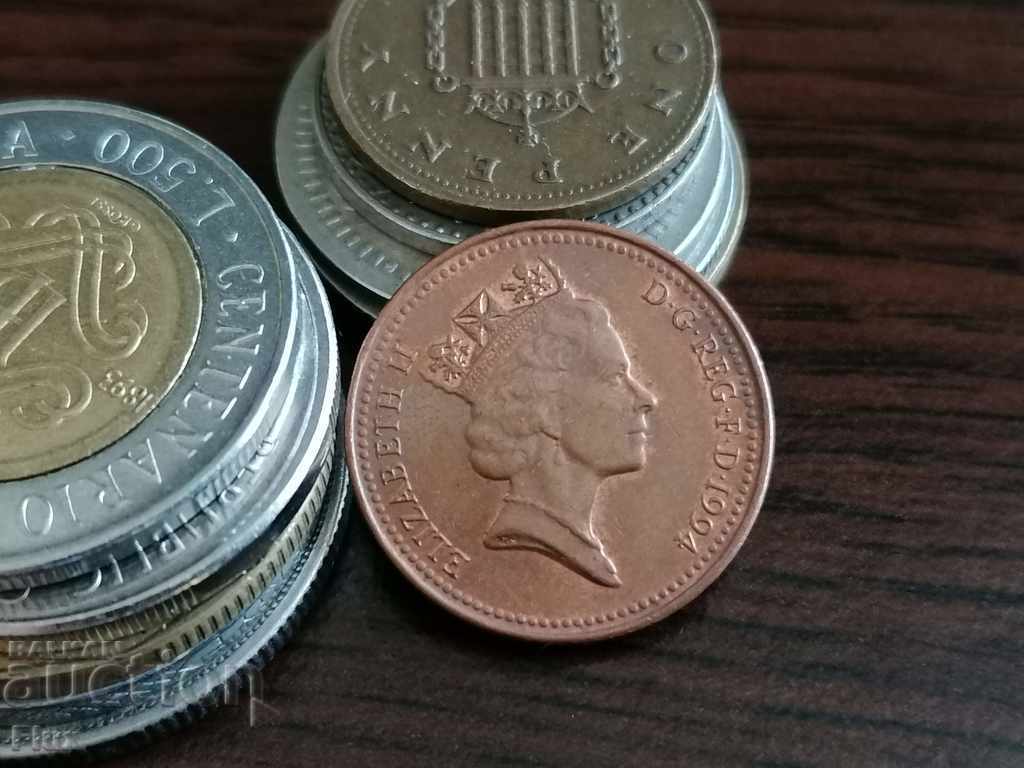 Coin - Great Britain - 1 penny 1994 with price 0.80 BGN | € 0.41 Coin - Great Britain - 1 penny 1994 with price 0.80 BGN | € 0.41