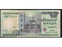 Egipt 20 de lire sterline 1978-92 Pick 52 nr 1