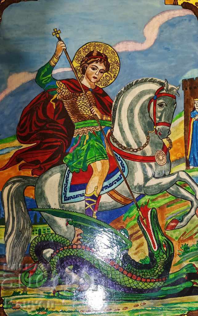 Продавам красива ръчно рисувана икона! с цена 180.00 лв. | € 92.03 Продавам красива ръчно рисувана икона! с цена 180.00 лв. | € 92.03