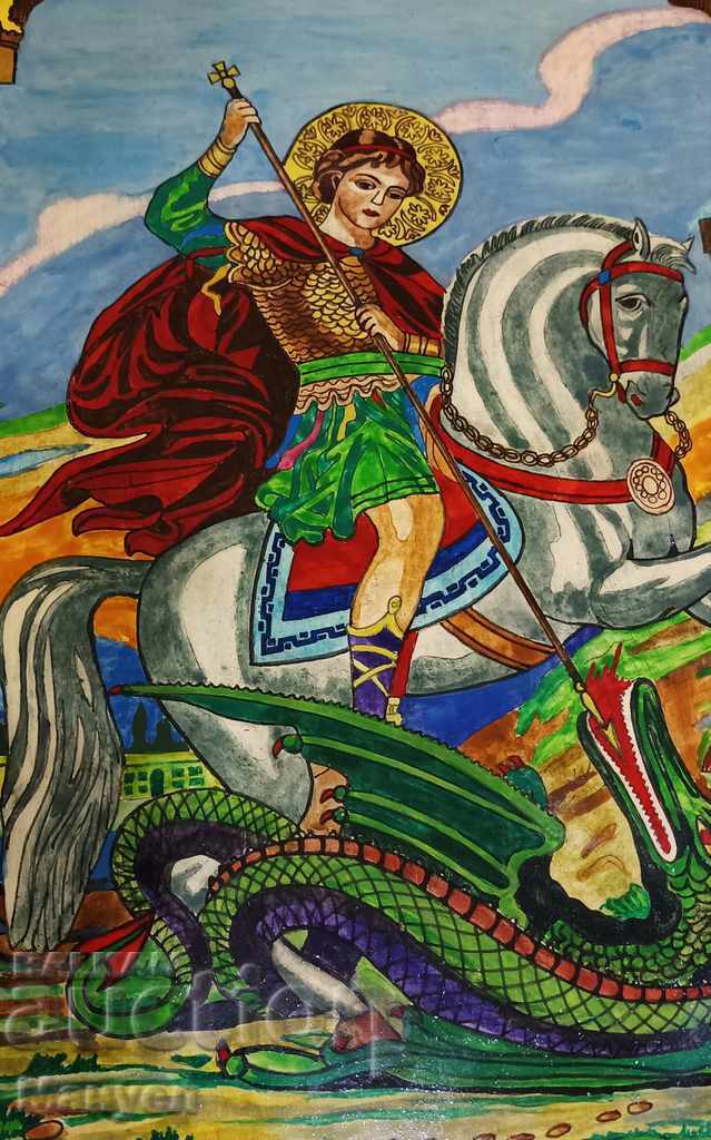 Аукцион Продавам красива ръчно рисувана икона! Аукцион Продавам красива ръчно рисувана икона!