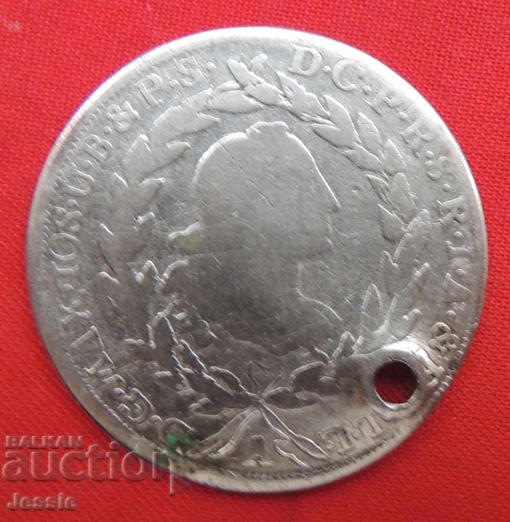 20 Kreuzer Austria-Hungary 1774 E-HG Silver -Joseph II with price 17.90 BGN | € 9.15 20 Kreuzer Austria-Hungary 1774 E-HG Silver -Joseph II with price 17.90 BGN | € 9.15