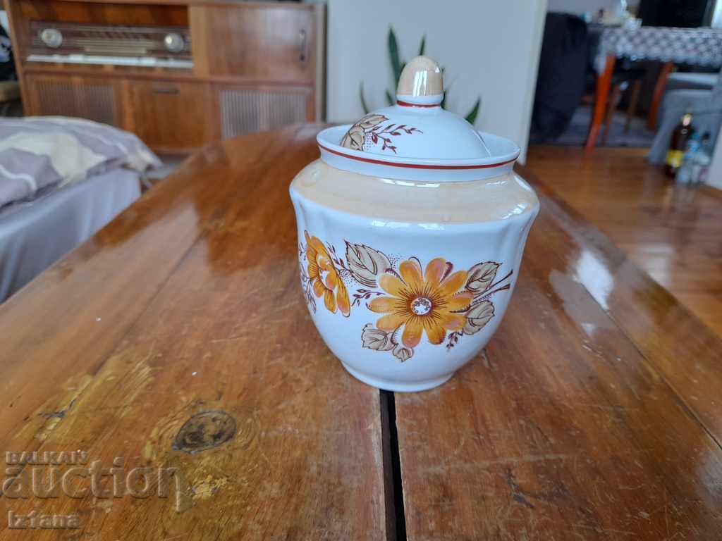 Παλιό πορσελάνινο μπολ ζάχαρης με τιμή 22.00 BGN | € 11.25 Παλιό πορσελάνινο μπολ ζάχαρης με τιμή 22.00 BGN | € 11.25