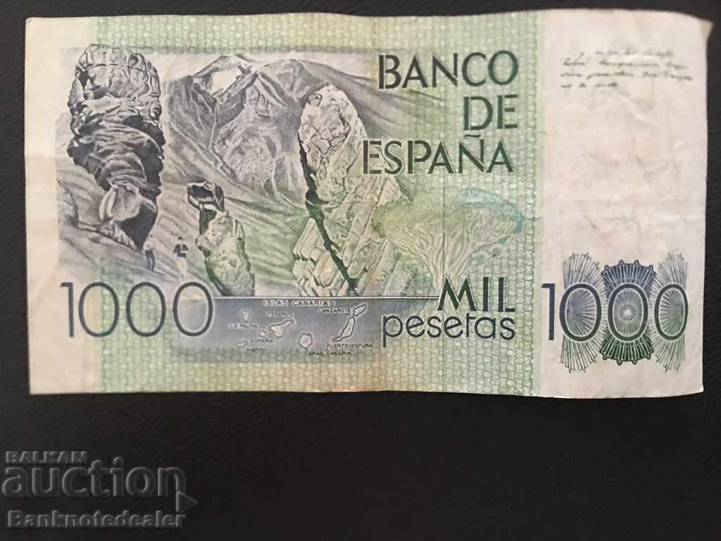 Spain 1000 Pesetas 1979 Pick 158 Ref 0144 with price 22.00 BGN | € 11.25 Spain 1000 Pesetas 1979 Pick 158 Ref 0144 with price 22.00 BGN | € 11.25