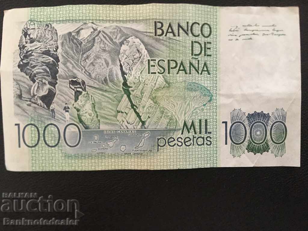 Spain 1000 Pesetas 1979 Pick 158 Ref 4006 with price 20.00 BGN | € 10.23 Spain 1000 Pesetas 1979 Pick 158 Ref 4006 with price 20.00 BGN | € 10.23