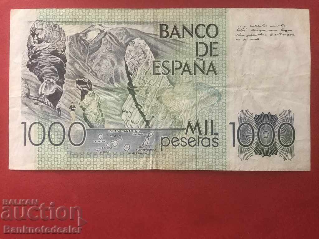 Spain 1000 Pesetas 1992 Pick 164 Ref 1959 with price 12.00 BGN | € 6.14 Spain 1000 Pesetas 1992 Pick 164 Ref 1959 with price 12.00 BGN | € 6.14