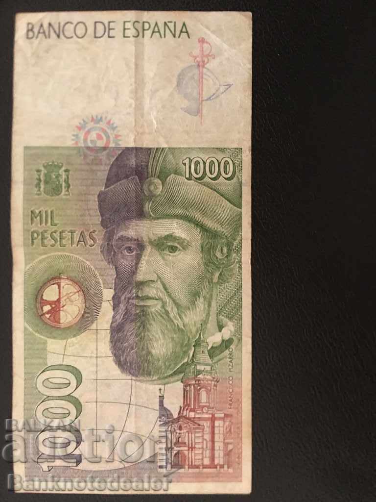 Spain 1000 Pesetas 1992 Pick 164 Ref 8343 with price 16.00 BGN | € 8.18