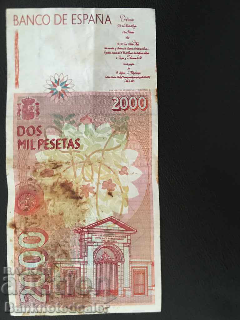 Spain 2000 Pesetas 1992-6 Pick 164 Ref 1081 with price 27.00 BGN | € 13.80 Spain 2000 Pesetas 1992-6 Pick 164 Ref 1081 with price 27.00 BGN | € 13.80