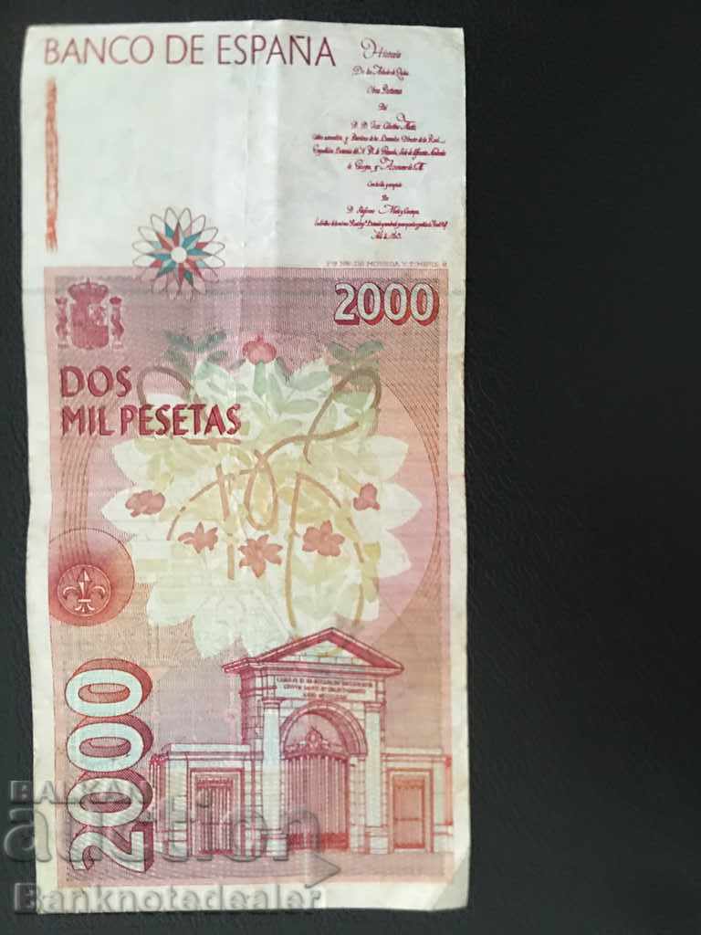 Spain 2000 Pesetas 1992-6 Pick 164 Ref 1847 with price 30.00 BGN | € 15.34 Spain 2000 Pesetas 1992-6 Pick 164 Ref 1847 with price 30.00 BGN | € 15.34