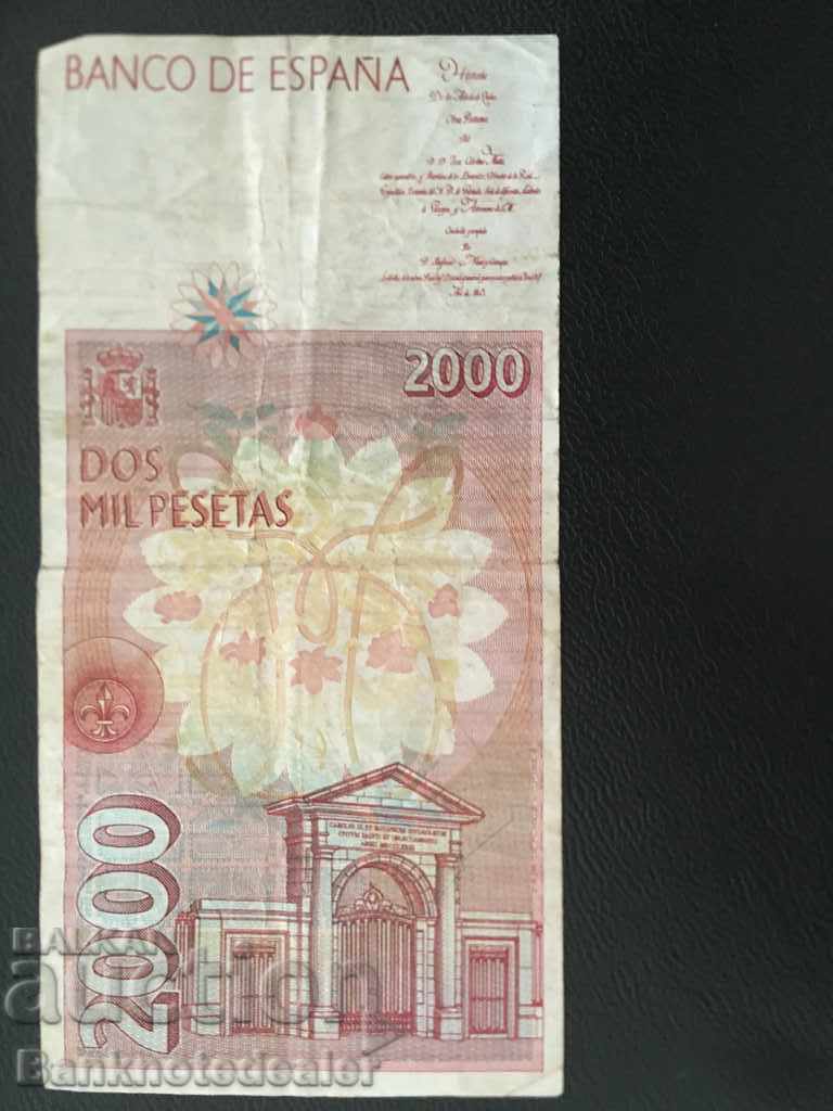 Spain 2000 Pesetas 1992-6 Pick 164 Ref 2593 with price 30.00 BGN | € 15.34 Spain 2000 Pesetas 1992-6 Pick 164 Ref 2593 with price 30.00 BGN | € 15.34