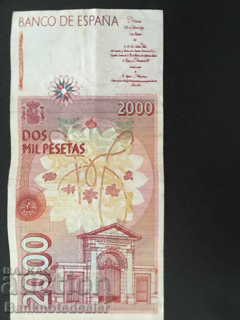 Spain 2000 Pesetas 1992-6 Pick 164 Ref 8051 with price 32.00 BGN | € 16.36 Spain 2000 Pesetas 1992-6 Pick 164 Ref 8051 with price 32.00 BGN | € 16.36