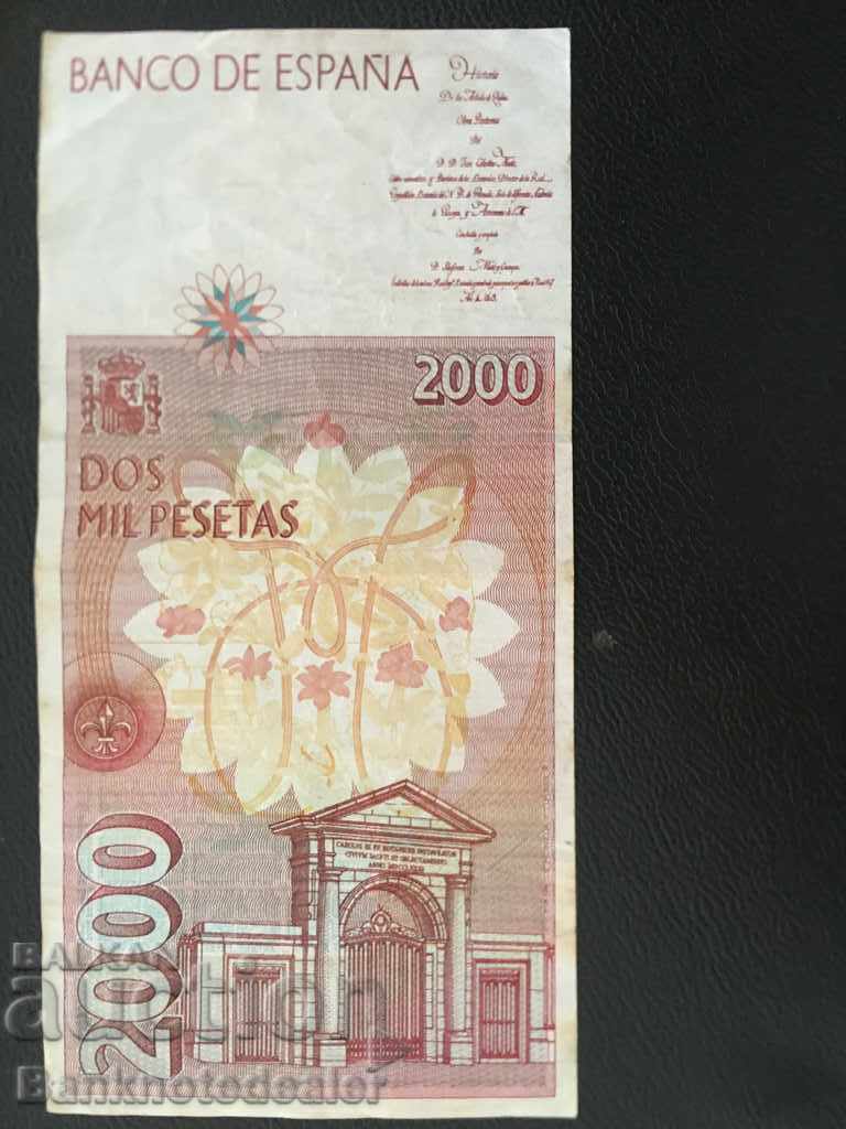 Spain 2000 Pesetas 1992-6 Pick 164 Ref 8079 with price 30.00 BGN | € 15.34 Spain 2000 Pesetas 1992-6 Pick 164 Ref 8079 with price 30.00 BGN | € 15.34
