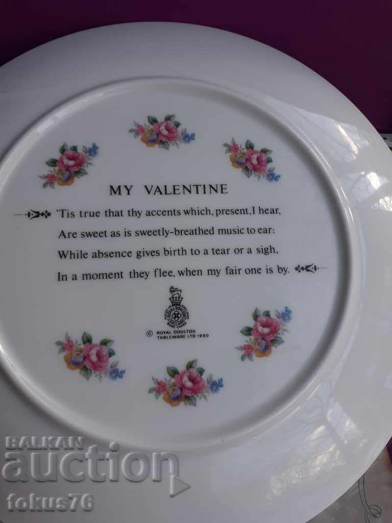 Δημοπρασία Συλλεκτικό πιάτο Royal Doulton Valentines Day 1981