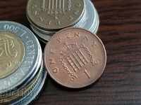 Монета - Великобритания - 1 пени | 2000г.