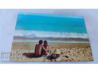 Καρτ ποστάλ Ακτή Μαύρης Θάλασσας 1981