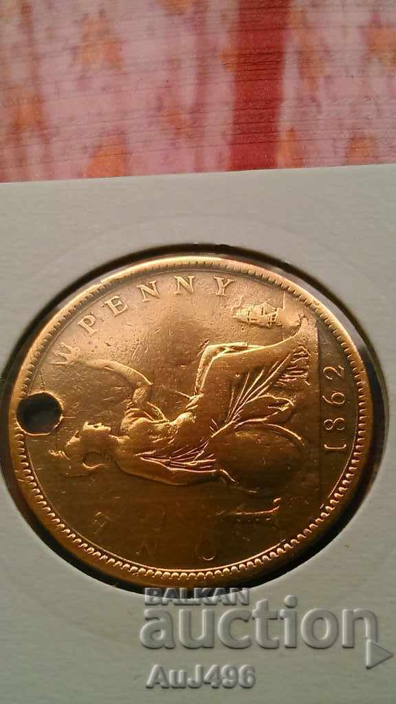 ONE PENNY 1862 - 6 ONE PENNY 1862 - 6