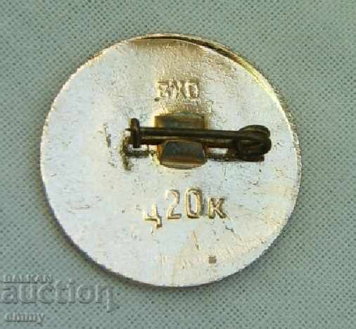 Badge space program Intercosmos USSR-Vietnam 1980 with price 5.00 BGN | € 2.56 Badge space program Intercosmos USSR-Vietnam 1980 with price 5.00 BGN | € 2.56