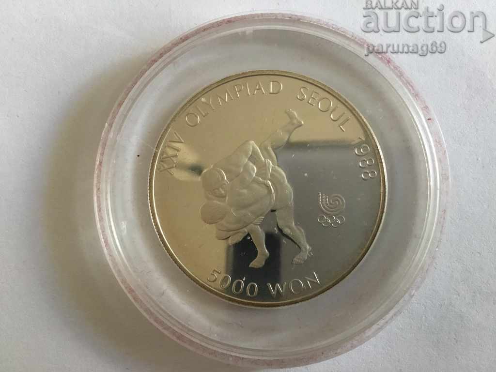 South Korea 5,000 won 1988 Silver 0,925