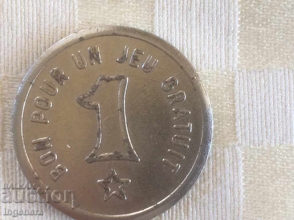 TOKEN RARELY MEET-F 23.8 MM, 5.3 GR with price 92.00 BGN | € 47.04 TOKEN RARELY MEET-F 23.8 MM, 5.3 GR with price 92.00 BGN | € 47.04