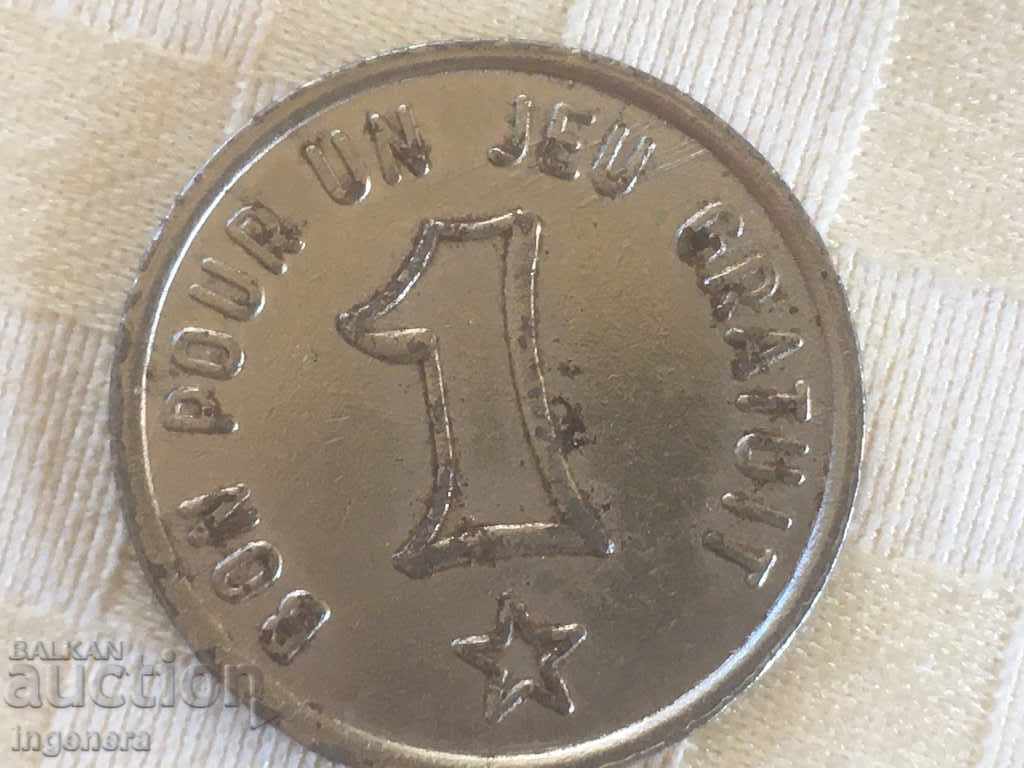 Delivery of TOKEN RARELY MEET-F 23.8 MM, 5.3 GR Delivery of TOKEN RARELY MEET-F 23.8 MM, 5.3 GR