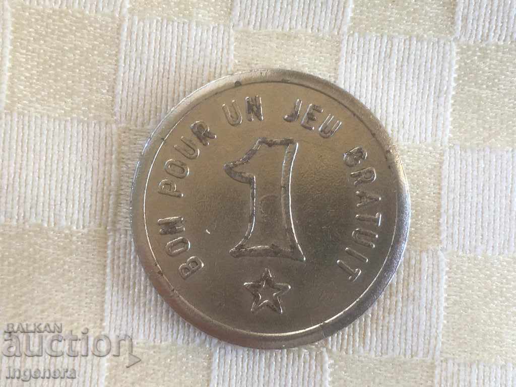JETON RAR ÎNTÂLNIT-D 23.8 MM, 5.3 GR